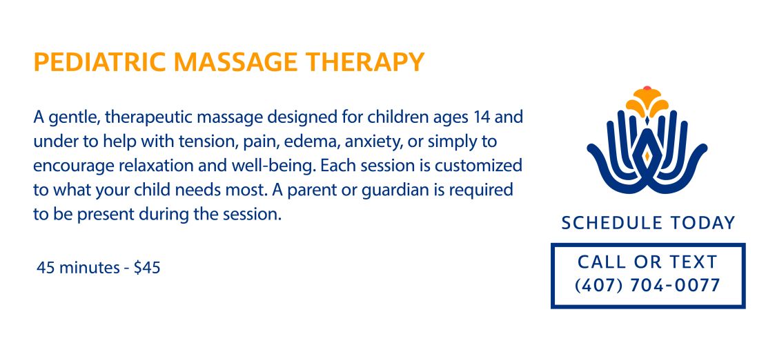 pediatric children massage